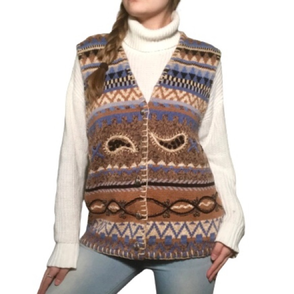 Vintage SIGRID OLSEN Knit Sweater Vest